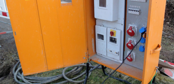 Baustrom bei Weitz Elektrotechnik in Seligenstadt