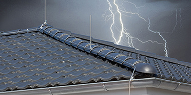 Äußerer Blitzschutz bei Weitz Elektrotechnik in Seligenstadt