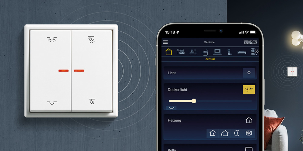 KNX RF Taster bei WEITZ Elektrotechnik GmbH in Seligenstadt